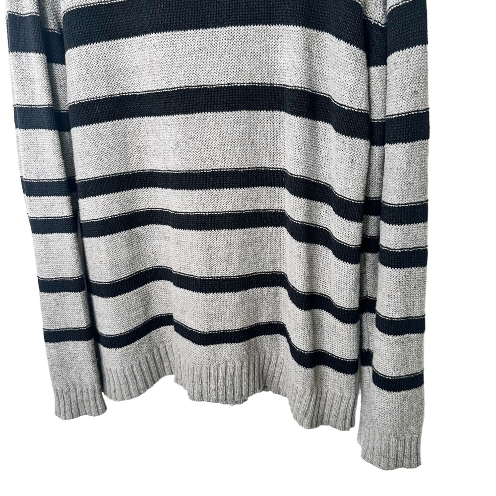 BLDWN Linen Stripe Oversized Sweater Men’s Size Large - Picture 3 of 5